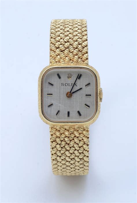 lot 1110 vintage rolex cellini ladies 14k cocktail watch|Rolex cellini 18k white gold.